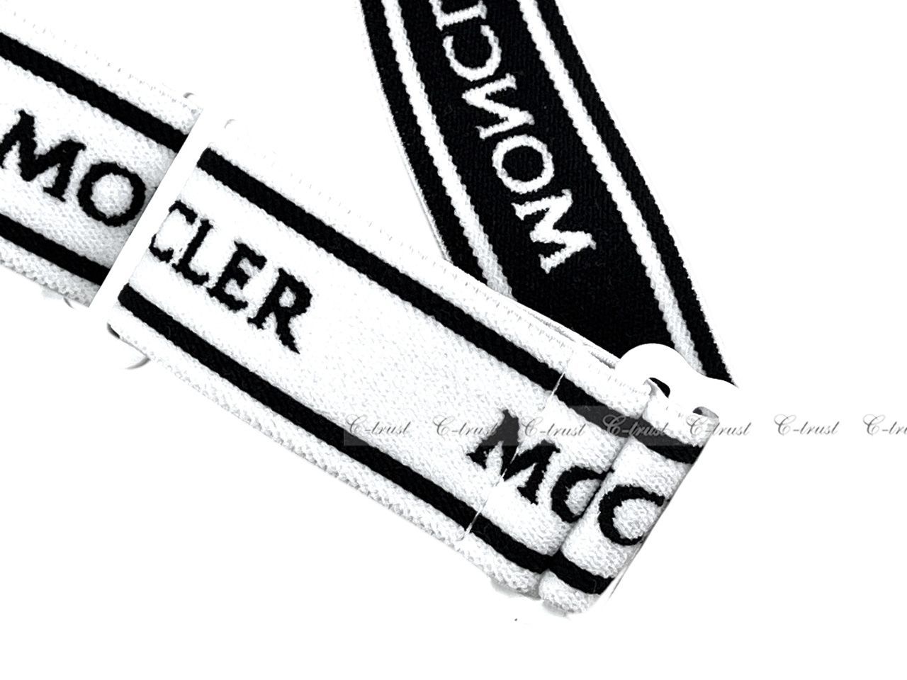 MONCLER モンクレール グルノーブル ゴーグル サングラス ミラーレンズ 眼鏡 シールド スキー ベルト イタリア製 21 U ホワイト L 772