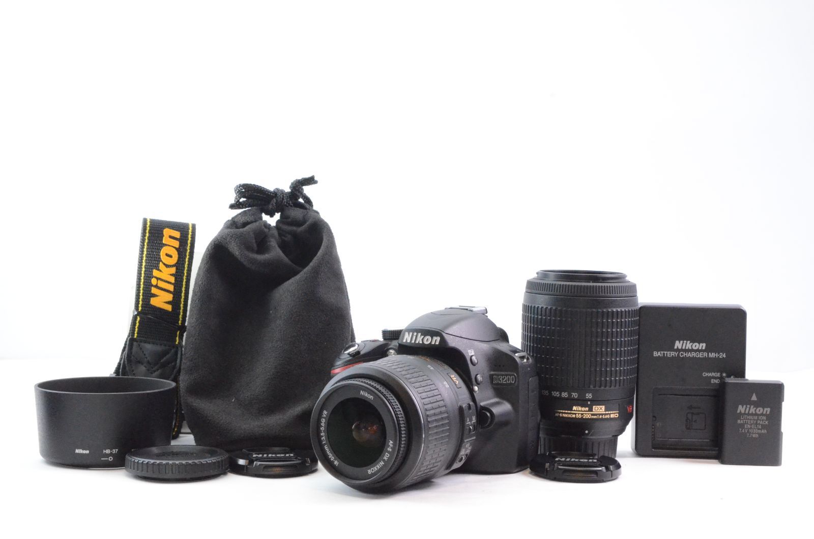 Nikon D3200 ダブルズームキット BLACK Nikon D3200 ダブルズームキット BLACK - メルカリ