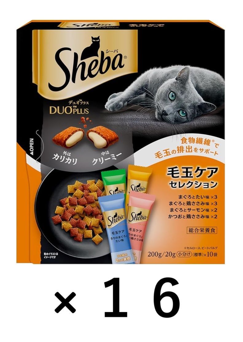 シーバ (Sheba) デュオ キャットフード 成猫用2種200g×36箱セット Amazon | シーバ デュオ キャットフード 旨みがつお味