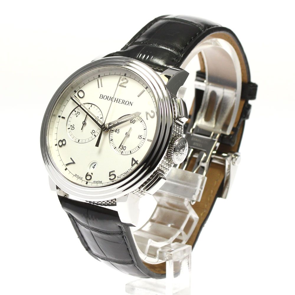 ブシュロン Boucheron WA010209 パナム クロノグラフ デイト 自動巻き 