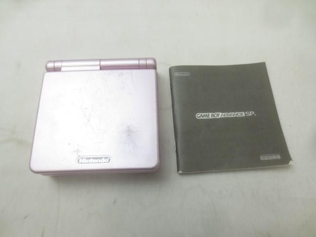 ゲーム ゲームボーイアドバンス 本体 AGS-001 パールピンク 動作品 取扱説明書付き