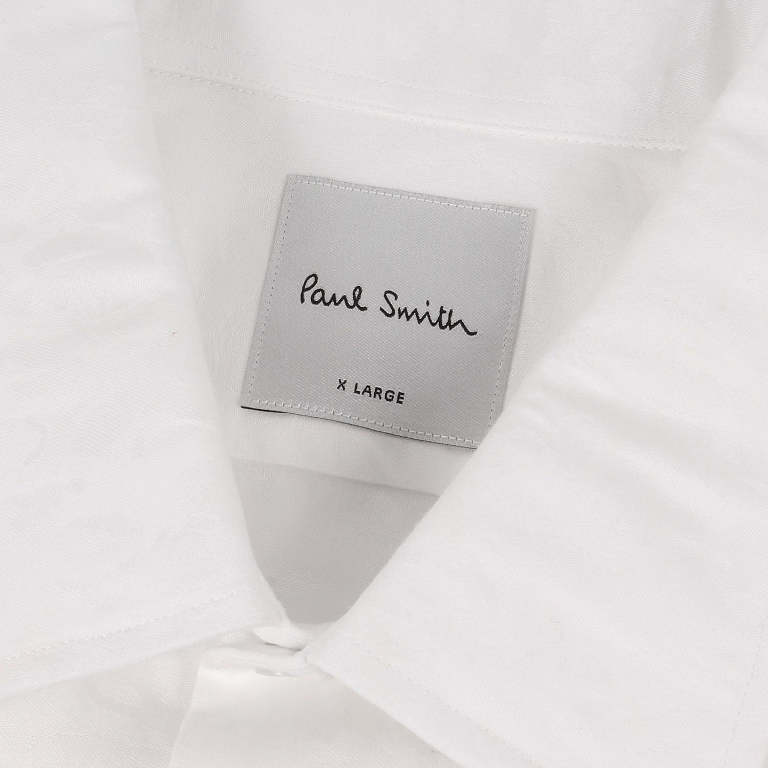 Paul Smith ポールスミス シャツ ジャガード フラワー柄 コットン