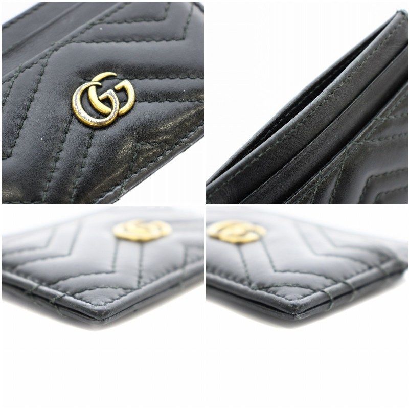 グッチ GUCCI GGマーモント カードケース 名刺入れ キルティング
