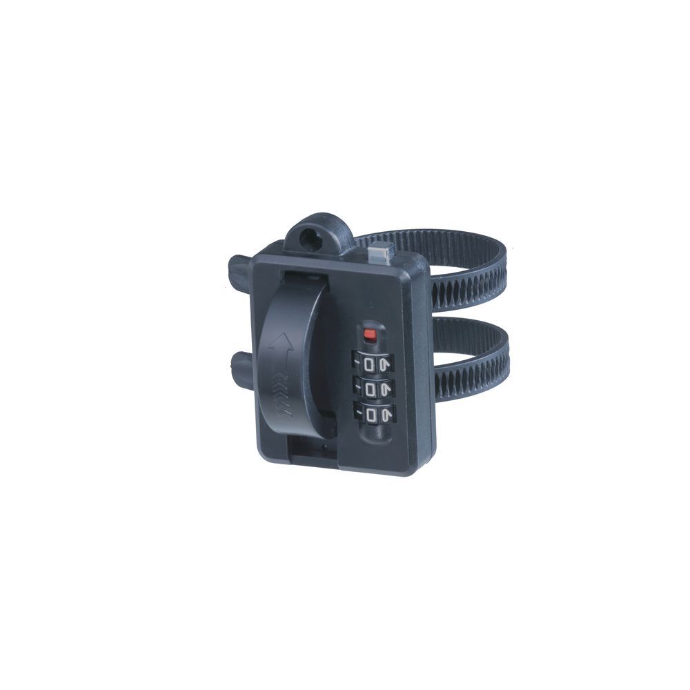 ☆ BLACK ☆ LOCKBAND Rock Band Bicycle Key Lock Cable Tie Band Dial Lock Lock Band Key Lock Dial Type Bicycle Key Lock Securely Holds Bicycle Keys Anti-Theft Prevention Measures Cycle Motorbike Motorcycle Electric Kickboard Helmet