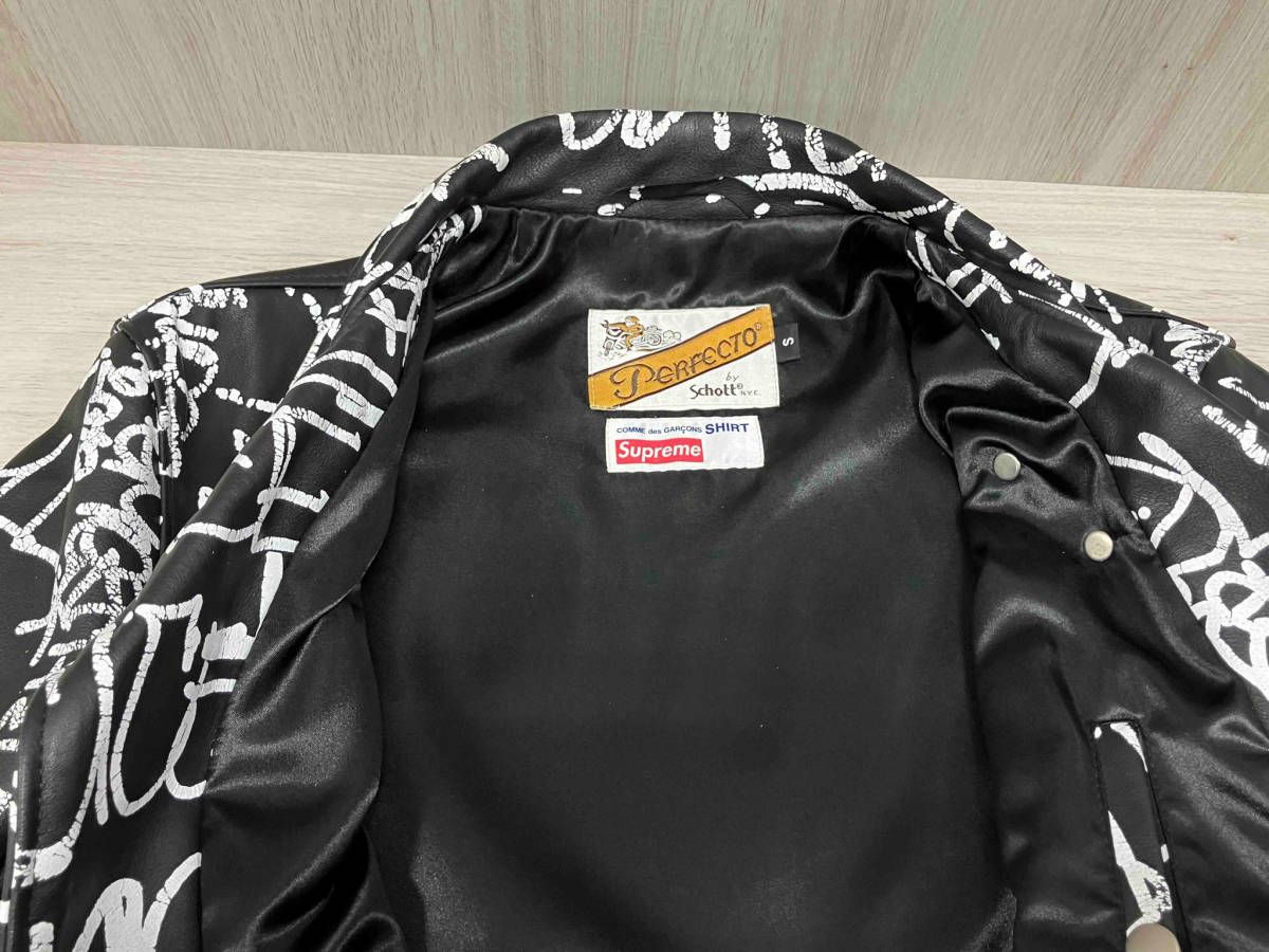 Schott × Supreme × COMME des GARCONS SHIRT 18AW COWHIDE 牛革 