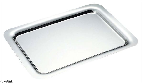 販売 【新品】角盆 24インチ 手無 プレーン 18-8 SW 新品】SW