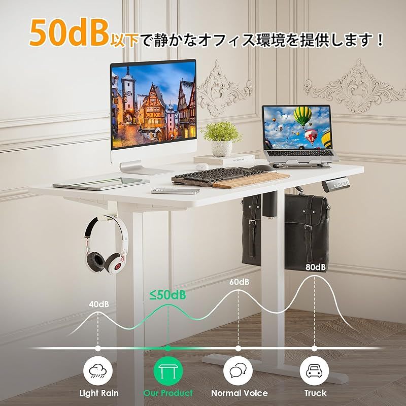 Sunon】昇降デスク 電動 スタンディングデスク 【公式通販】