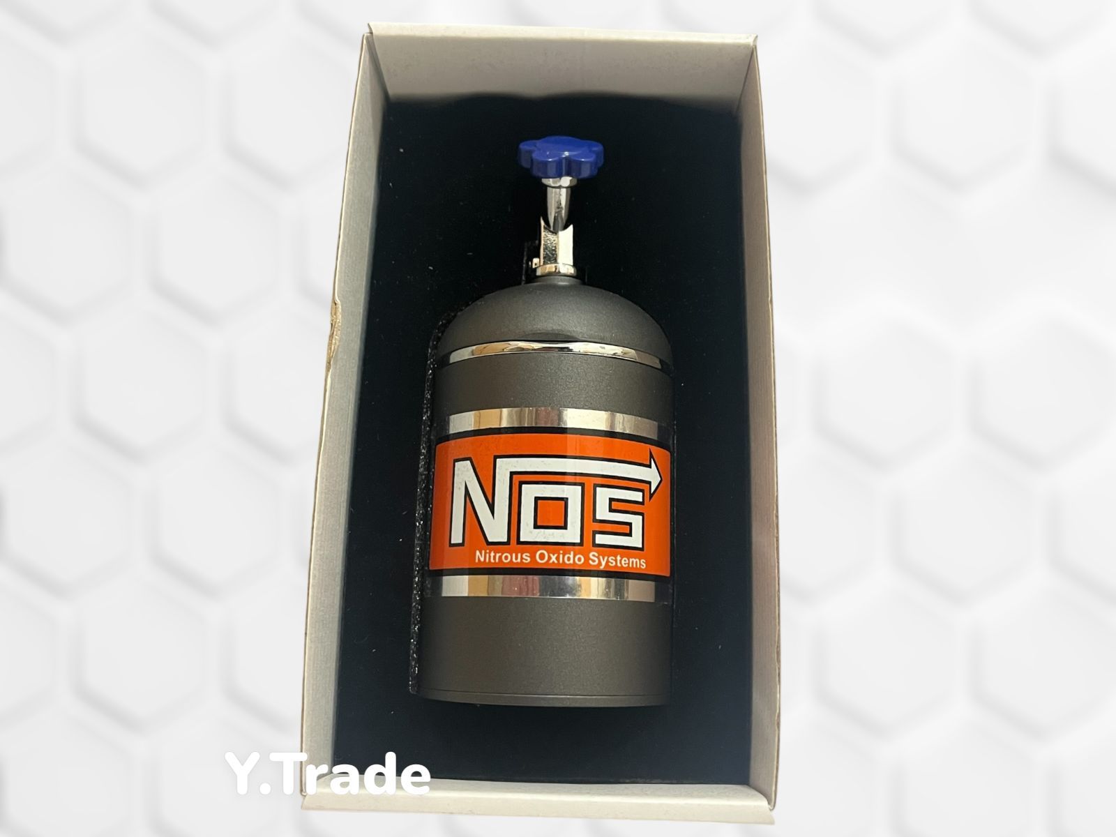 NOS 灰皿 ブラック / 携帯灰皿 ニトロ ボンベ かわいい プレゼント