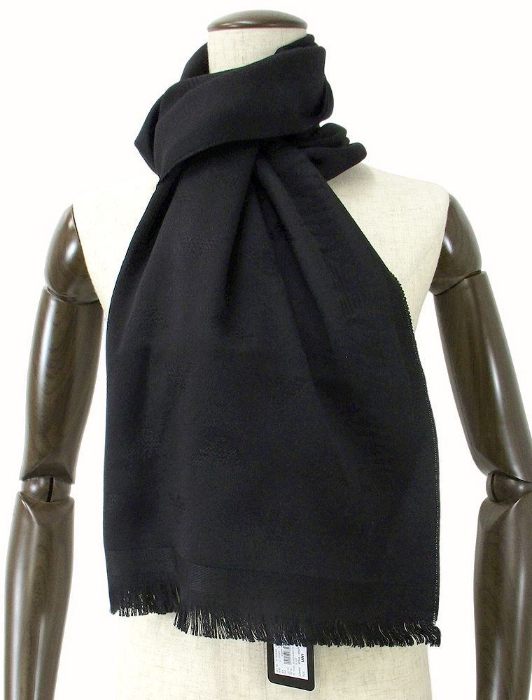 EMPORIO ARMANIアルマーニ LANAウールマフラー アウトレット訳有 EMPORIO ARMANIアルマーニ LANAウールマフラー アウトレット訳有