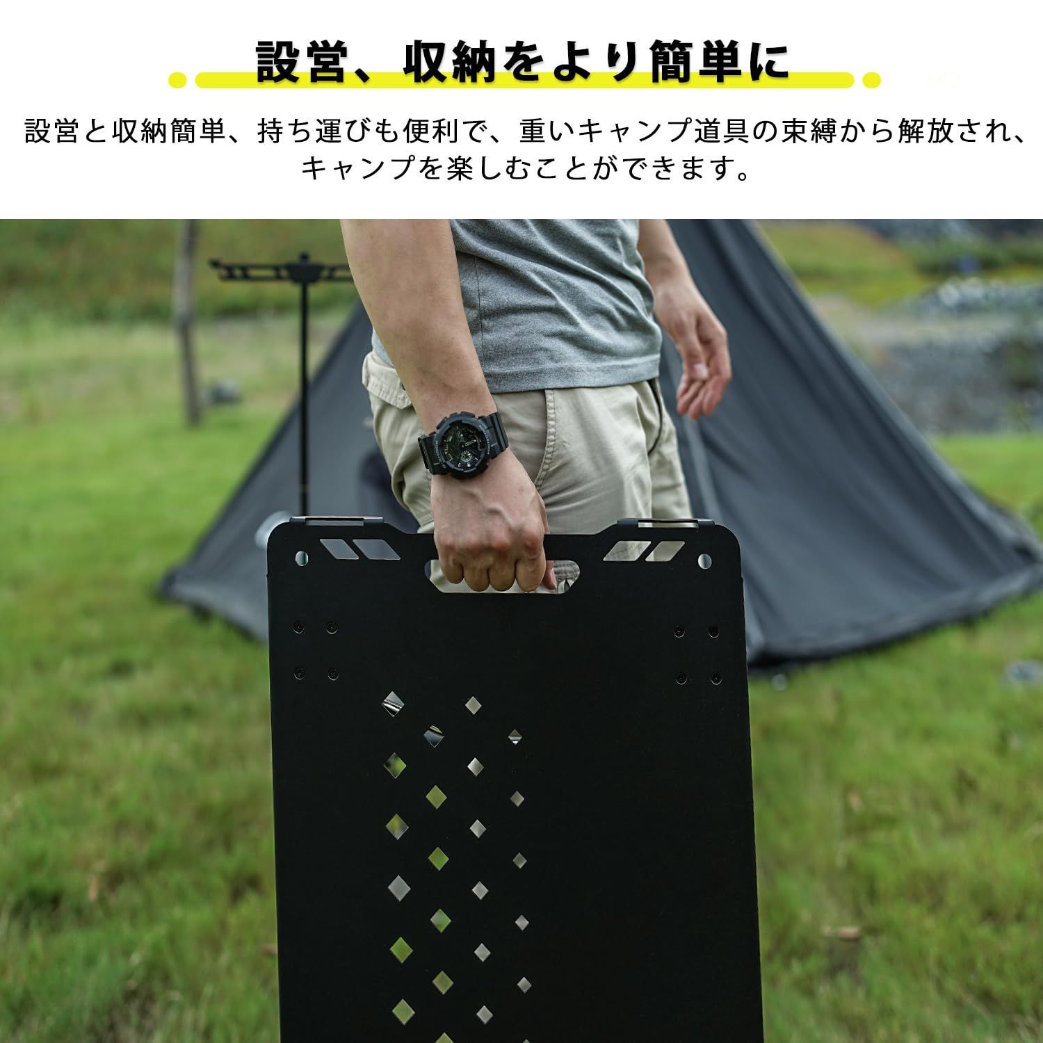 新着商品 コンパクト 軽量 折りたたみ式 BBQ ソロキャンプ ハイキング アウトドア ロールテーブル アルミ IGT 無限拡張 テーブル キャンプ LENCE MOON SKLAD-KIRPICHA_RU