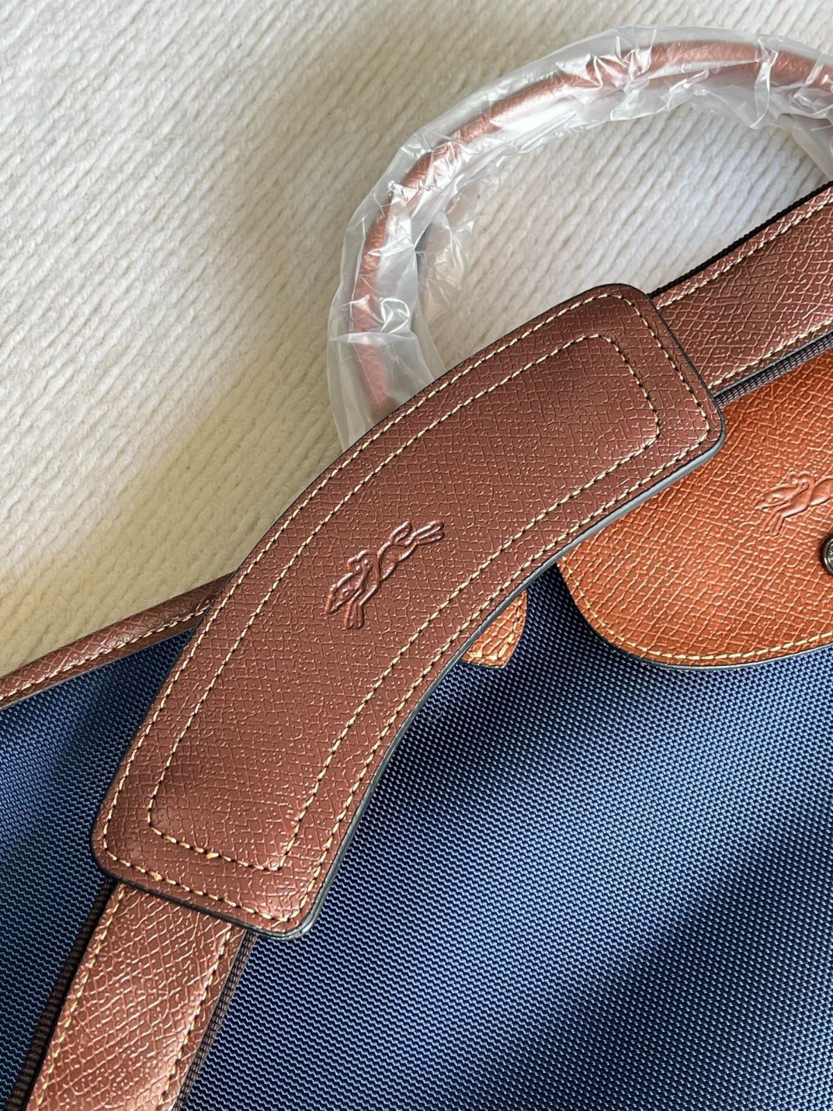 Longchamp 大容量 男女兼用 旅行2wayバッグ-ネイビー Longchamp 大容量 男女兼用 旅行2wayバッグ-ネイビー ロンシャン