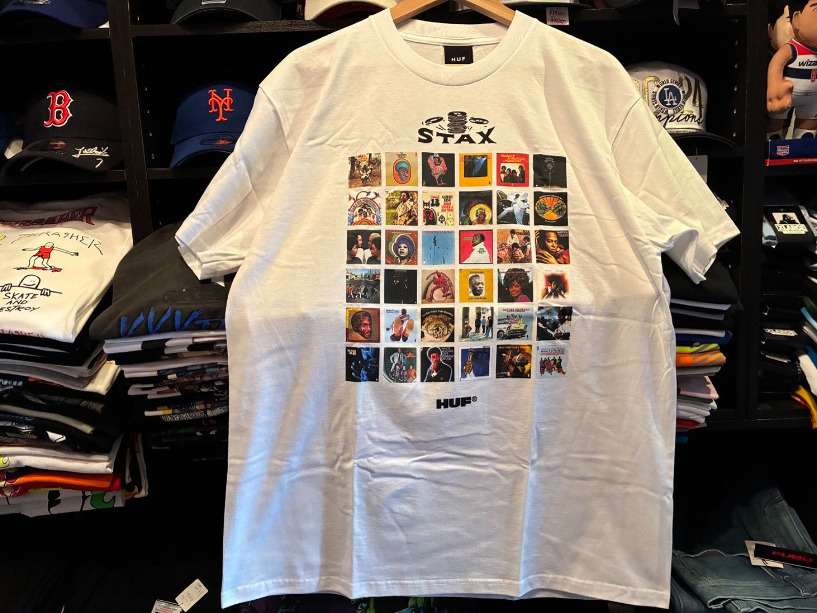 HUF X STAX SOULSVILLE USA TEE WHITE Lサイズ ¥7480 ＋ 送料¥550 