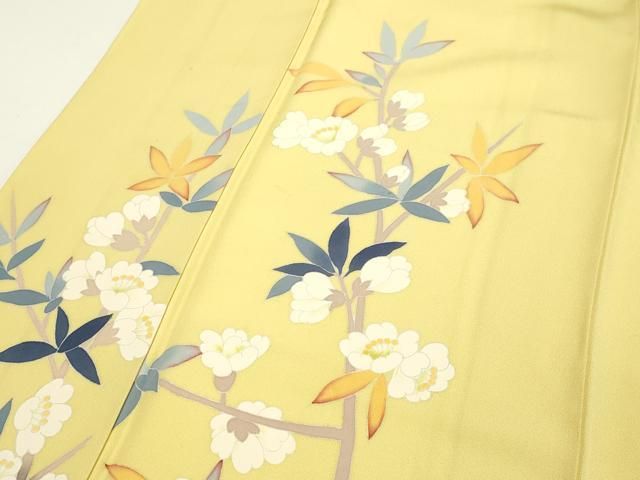 〇美品〇希少 加賀友禅 作家物 成竹登茂男 牛首紬 正絹 着物