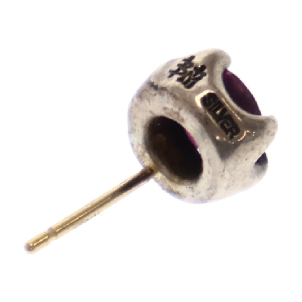 Bloody Mary (ブラッディマリー) ナットピアス ガーネット シルバー