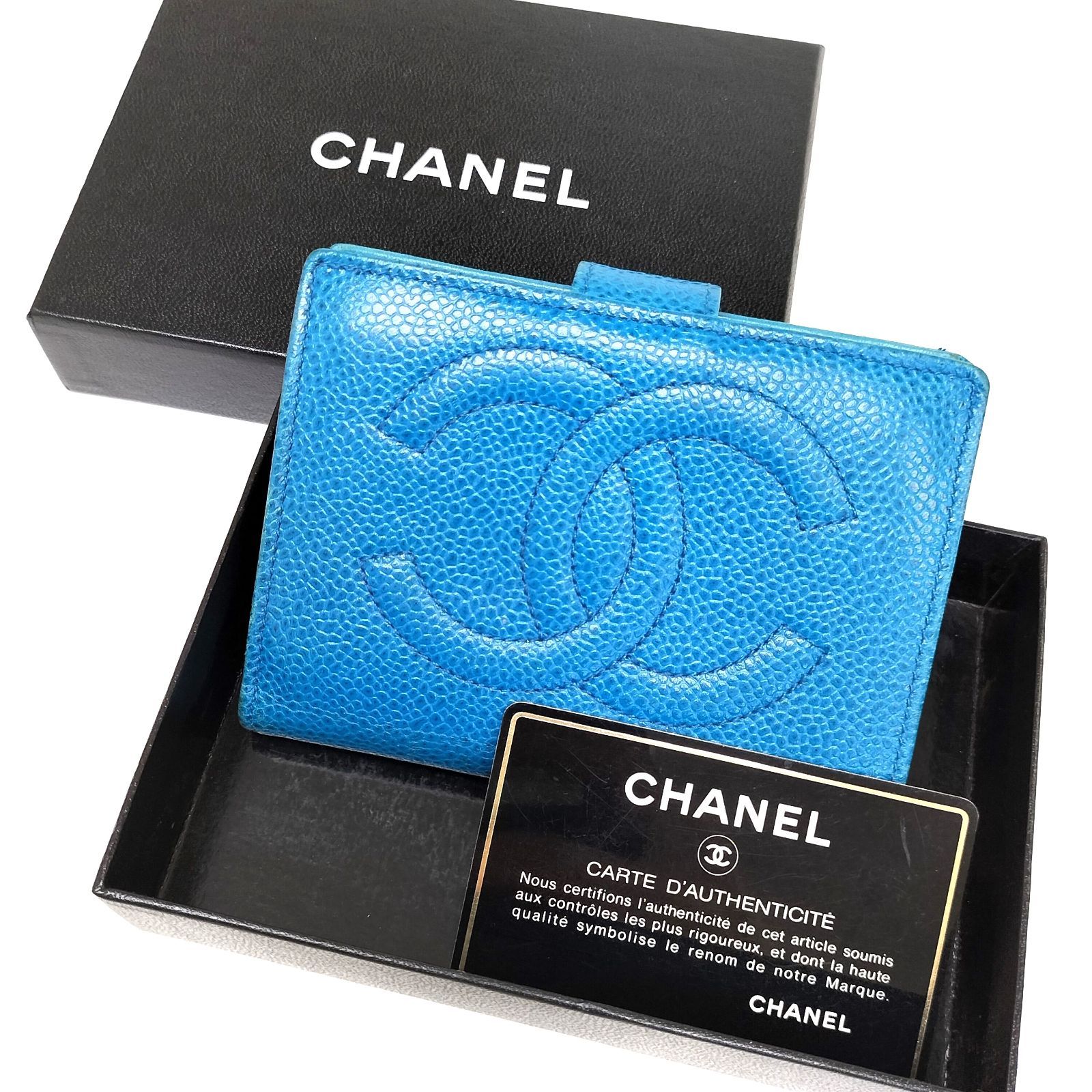 最終値下げ CHANEL 財布 キャビアスキン - 長財布