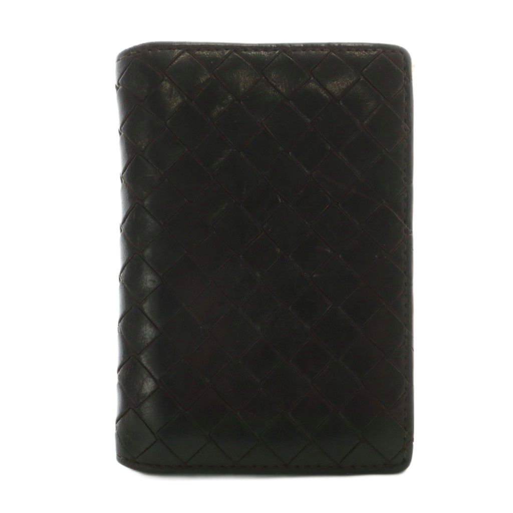 ボッテガヴェネタ 二つ折り財布◎イントレチャート ケース パスケース ボッテガヴェネタ ] イントレチャート パスケース付き二つ折財布