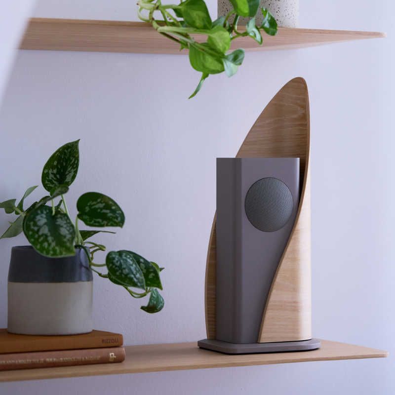 SITBACK&RELAX ポータブルスピーカー Sail Single Leftタイプ Sit Back & Relax Bluetooth対応 Oak&Taupe SRSAL-OK