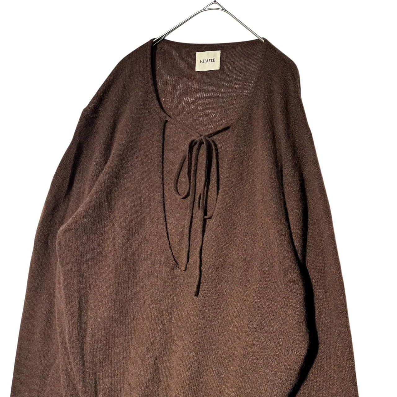 KHAITE(ケイト) Deep V-Neck Cashmere Pullover Knit ディープ Vネック