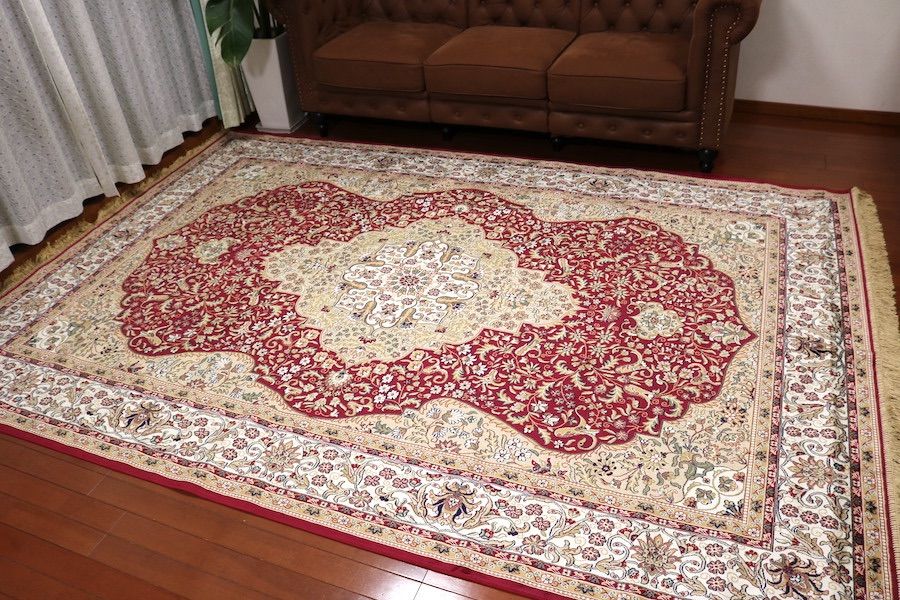 赤字特価！5時間限定！ペルシャ柄絨毯200×290新品 ラグ 訳あり ペルシャ柄絨毯 200×290 新品未使用 大判ラグ カーペット 訳あり