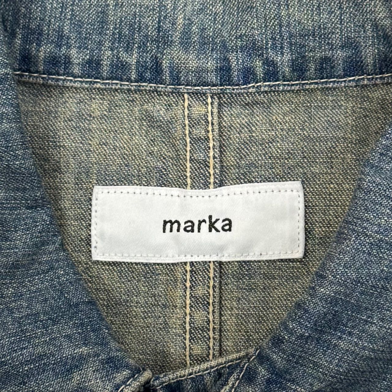 参考上代49500円 未使用品 marka 24AW 91-J COVERALL デニム 
