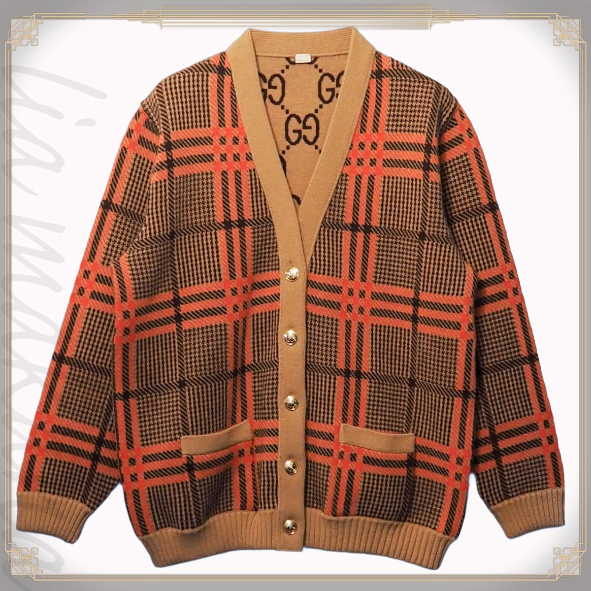 Gucci グッチ GG リバーシブル カーディガン - FARFETCH