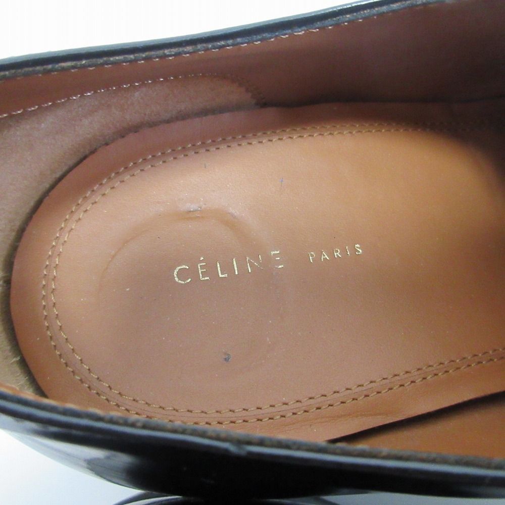 YUZU CELINE 茶色ビジネスシューズ靴、収納袋等 紳士靴SP型（千葉）