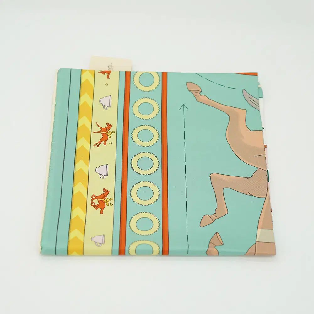 HERMES（エルメス) カレ ツイル TEA FOR TWO シルク スカーフ
