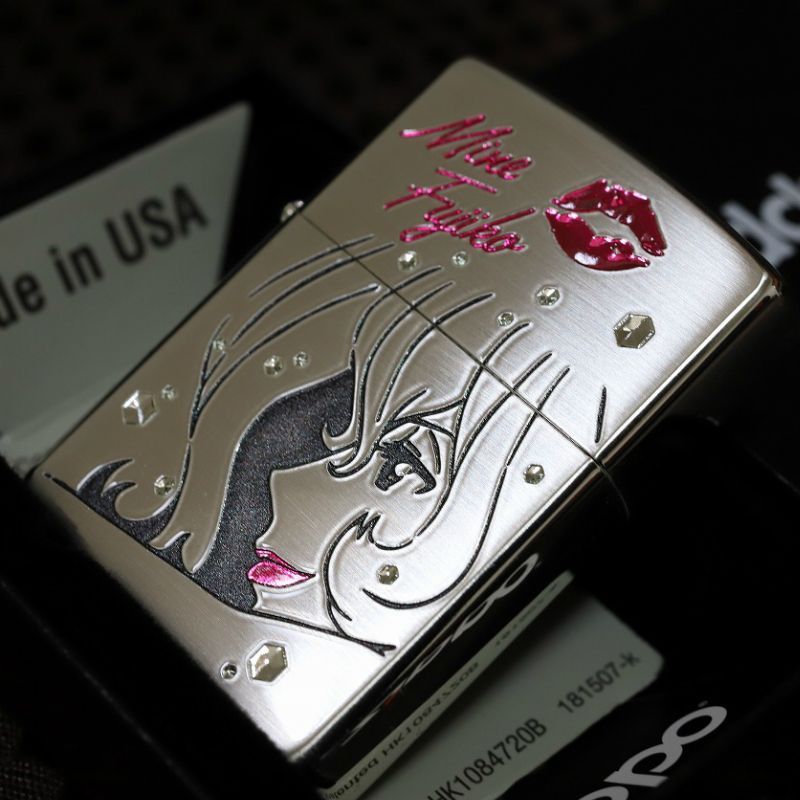 ルパンZIPPO ルパン三世 峰不二子ジッポ ライター ルパンジッポ 不二子 人気ジッポ 美しいジッポー かっこいいジッポ プレゼント 夜の蝶  シルバーコーティング 銀 LUPIN ジッポー - メルカリ