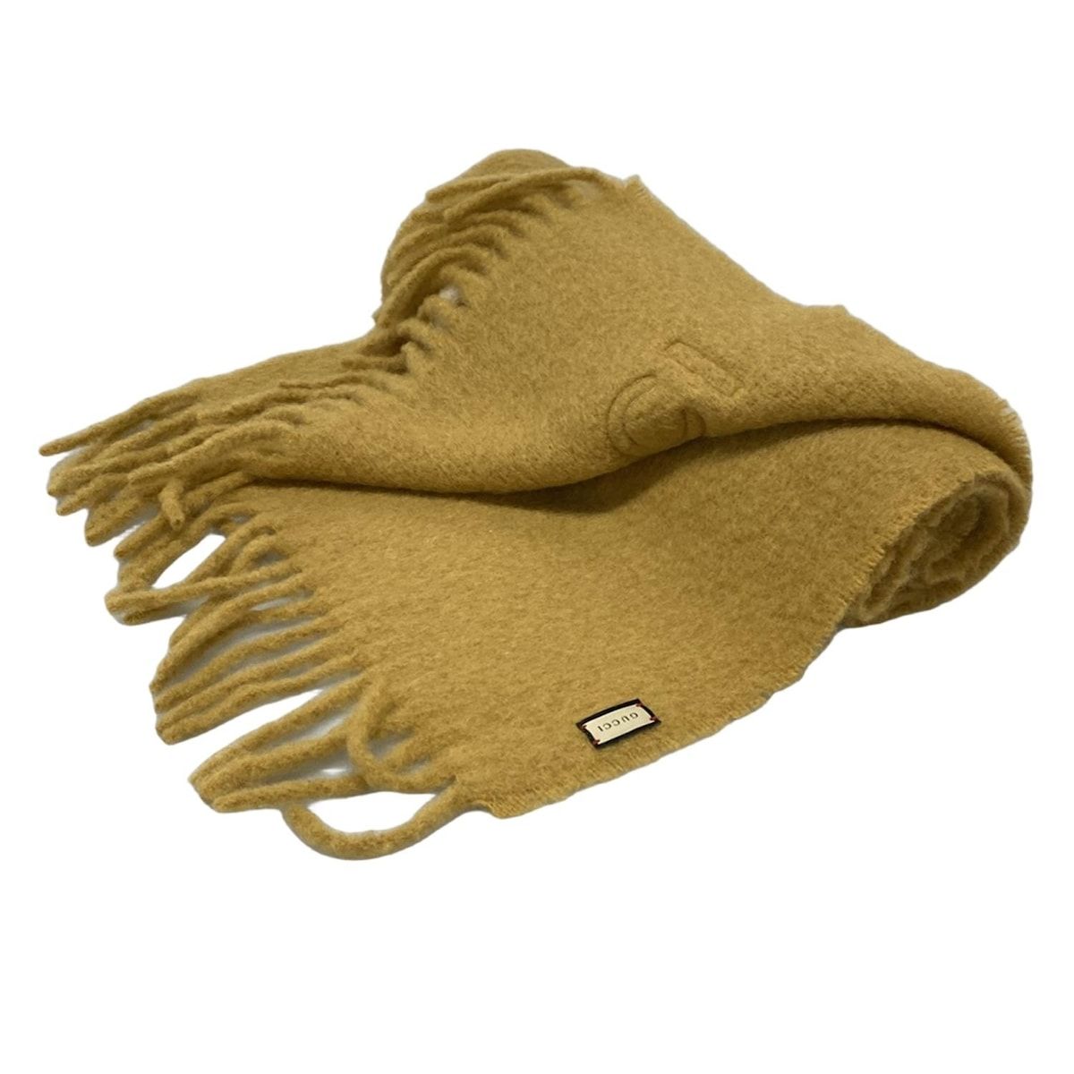 ライトブラウン×アイボリー ロゴ