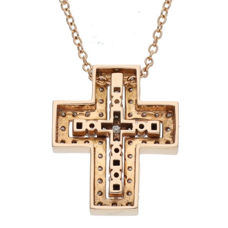 ダミアーニ ベルエポック XS 20083492 K18PG ダイヤモンドクロス