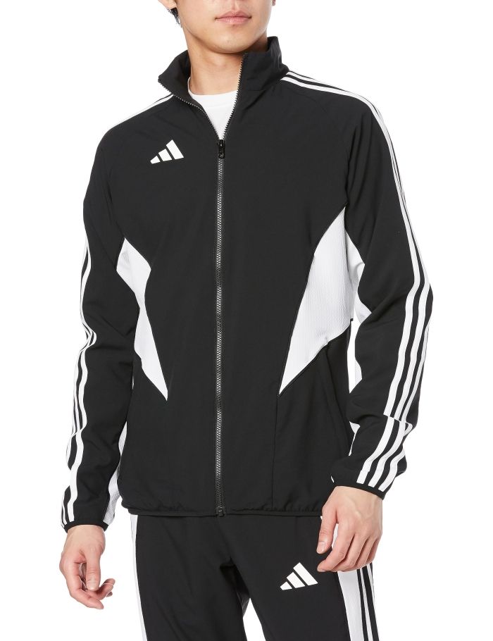 【新品・2営業日で発送】ADIDAS アディダス 33_TIRO23CアンセムJKT (DKR40) 色 : BLK／WHT サイズ : J／M 