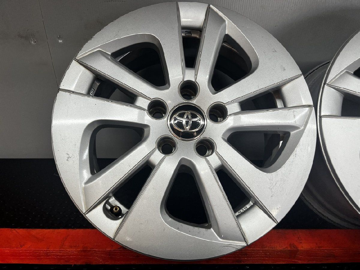 トヨタ50系プリウス純正ホイール15インチ‼️ 50プリウス純正15インチ 溝たっぷりスタッドレスセット入庫