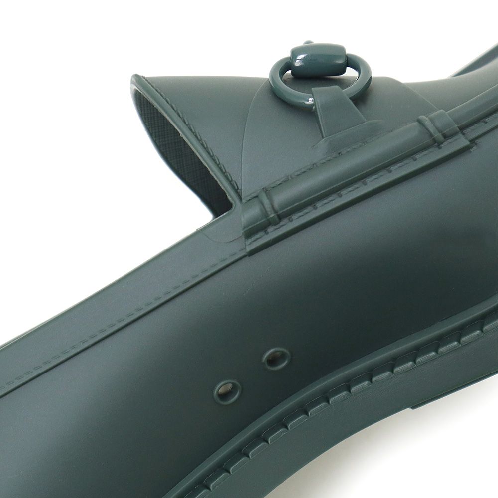 グッチ ラッカーフィニッシュ ローファー ラバー VINTAGE GREEN