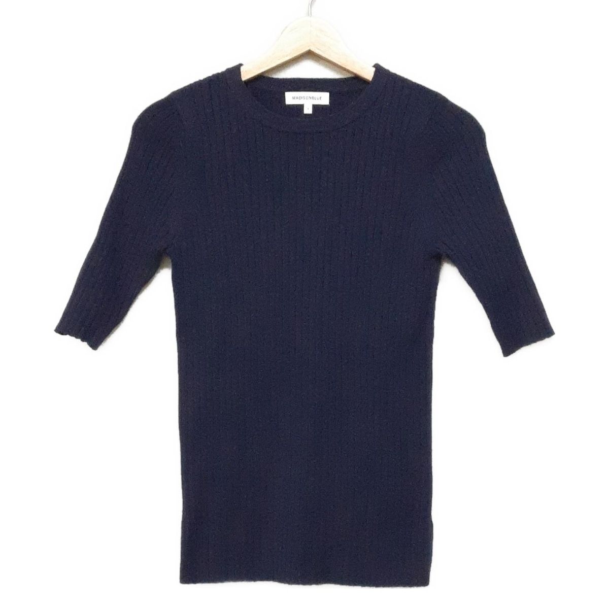 MADISON BLUE(マディソンブルー) 七分袖セーター サイズ1 S レディース  