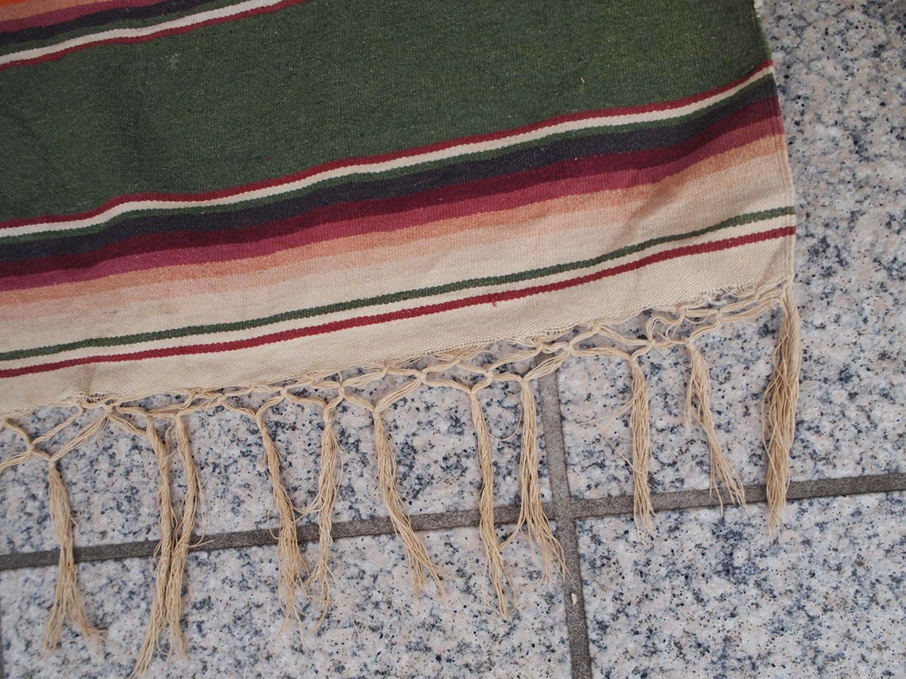 ★チマヨ　ビンテージ　ブランケット　ラグ★ Vintage Navajo Chimayo Rag ビンテージ チマヨ サンタフェ ラグ