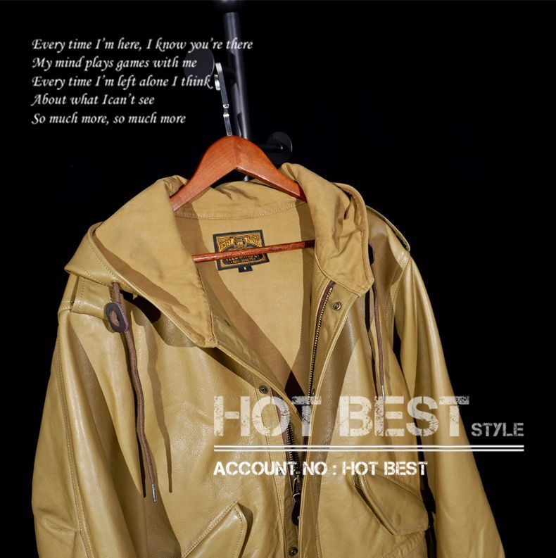 カウハイド USAF TYPE M51 アメカジ メンズ 革ジャン レザーコート