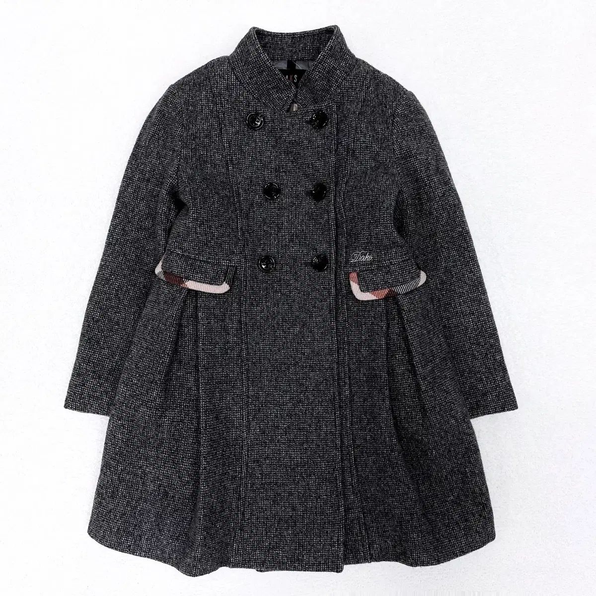 美品　バーバリー　子供コート　110cm 4Y BURBERRY（バーバリー） 「KIDS」チェスターコート 110A ブラック