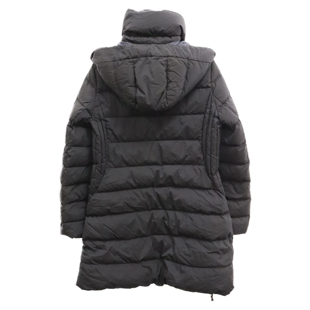 朋子様タトラス ポリテアマ LTA20A4694 2way ロングダウンコート黒