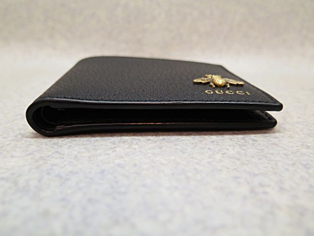 GUCCI グッチ アルマニエ ビー 二つ折り札入れ 財布 523664