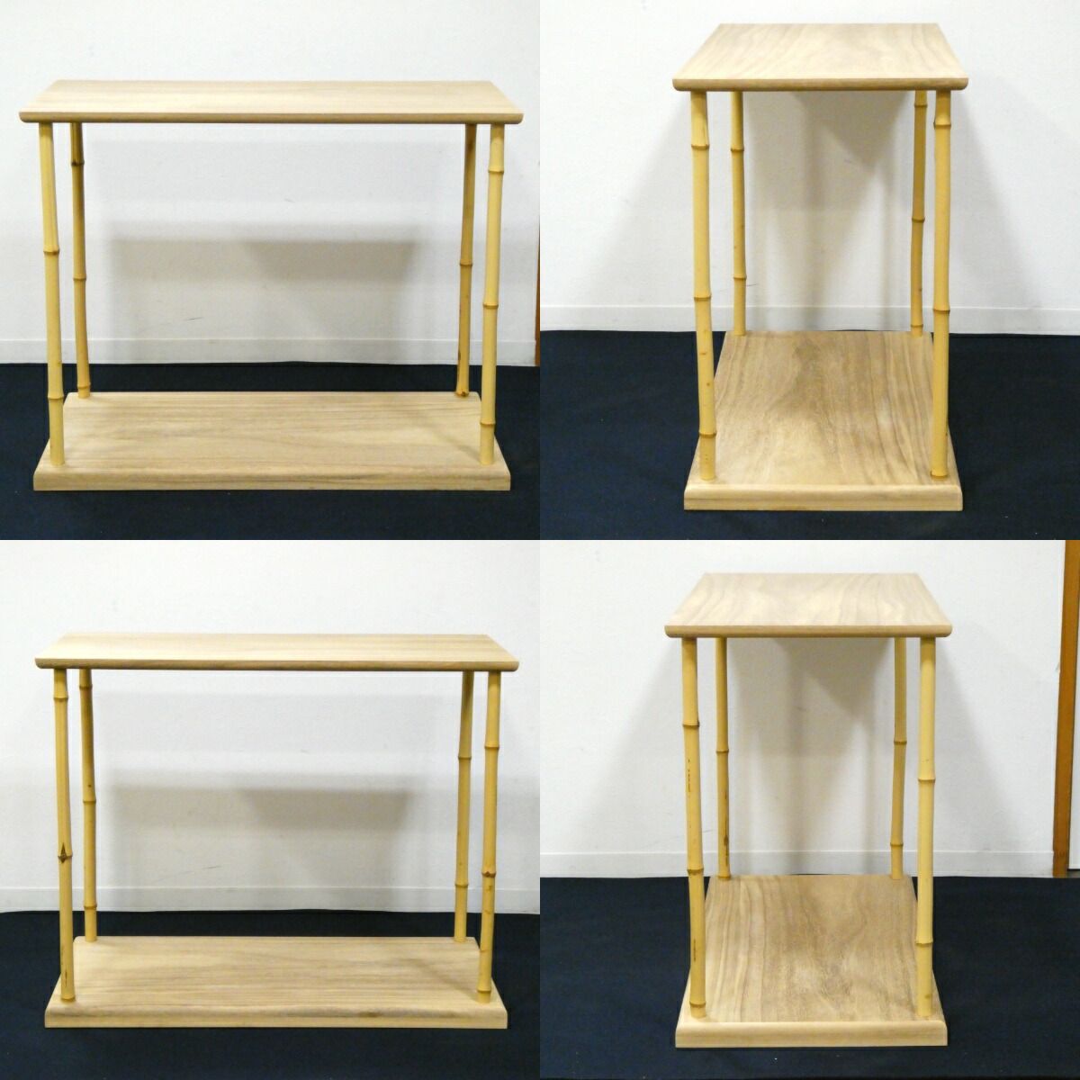 八月の特売品】利休好写 桐中空軽量合板 竹台子（2） 茶道具