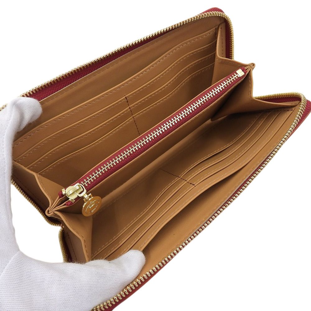 大峽製鞄 ジップウォレット札入れ（チョコ） 大峽製鞄－メンズ財布