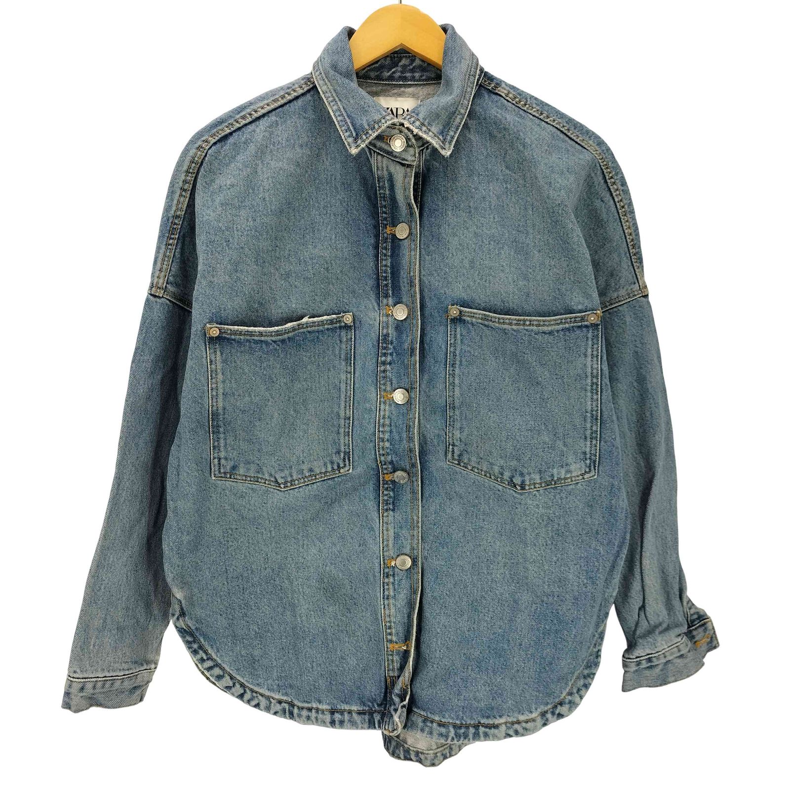 ZARA ザラ オーバーサイズ デニムジャケット yk_oms / ZARA(ザラ)の「オーバーサイズデニムジャケット」を
