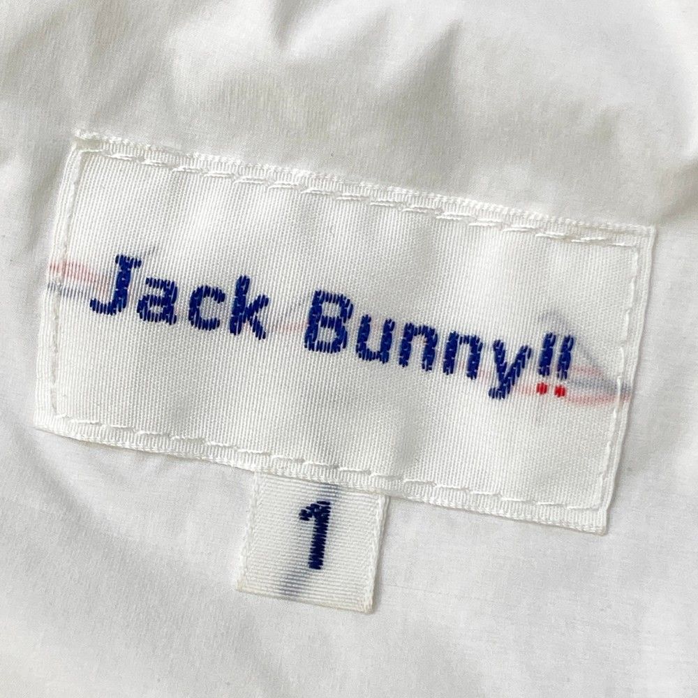 サイズ：1 JACK BUNNY ジャックバニー 2023年モデル 中綿 ジップジャケット  ホワイト系 [240101415162] ゴルフウェア レディース ストスト サイズ：1 JACK BUNNY ジャックバニー 2023年モデル 中綿 ジップ
