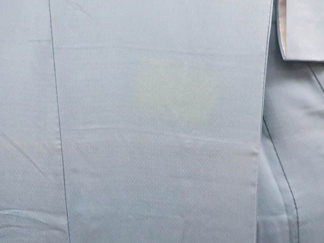 一輝堂】リサイクル着物 付下げ 三つ紋 花文 正絹 身丈約160cm