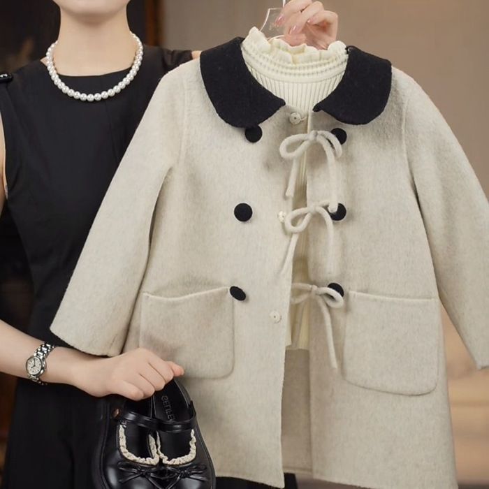 キッズ アウター 女の子 コート ロングコート 春秋冬 ラシャコート 通学 防寒 暖かい 長袖 アウトドア おしゃれ 子ども服 キッズコート お出かけ 可愛い ジュニア服 韓国