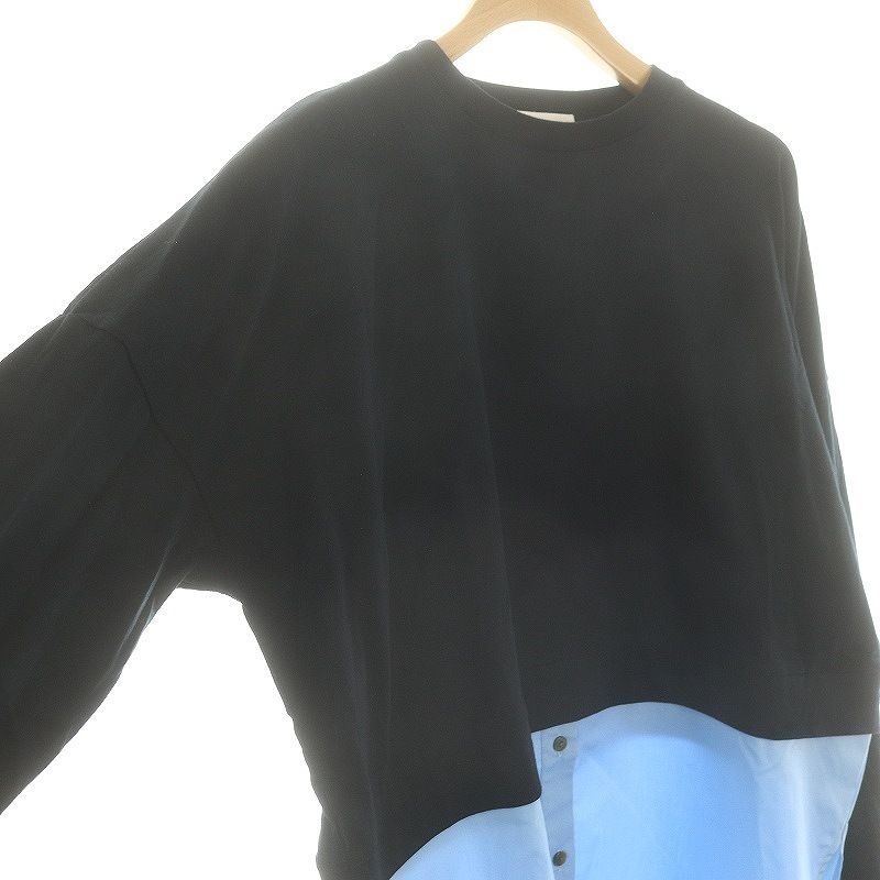 エンフォルド ENFOLD 24AW SHIRT LAYERED LONG-SLEEVES T-SHIRT