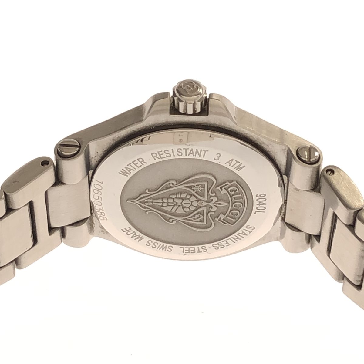 腕時計 GUCCI グッチ 9040L シルバー文字盤 クォーツ QZ デイト 2023年  