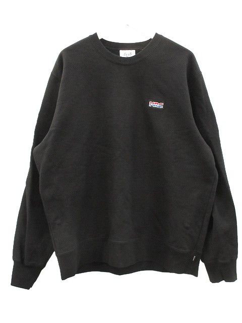 シュプリーム SUPREME HRC Honda Fox Racing Crewneck スウェット XL プルオーバー 黒 ブラック トレーナー トップス AA