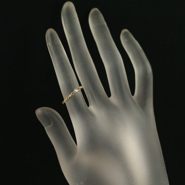 アガット リング ダイヤ ダイヤモンド 0.03ct ローズカット