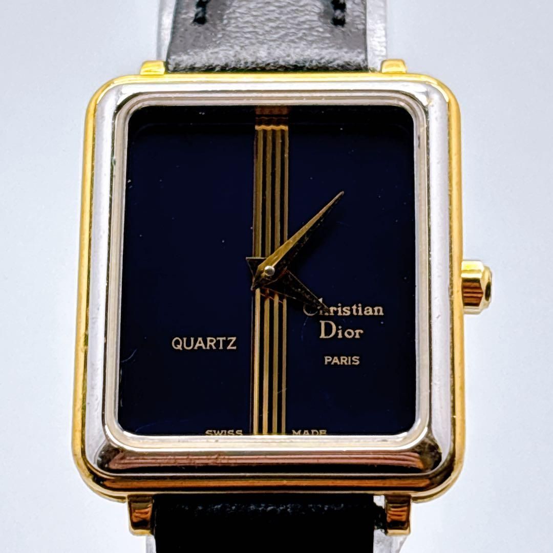 466 クリスチャンディオール スクエア ヴィンテージ 腕時計 - メルカリ 